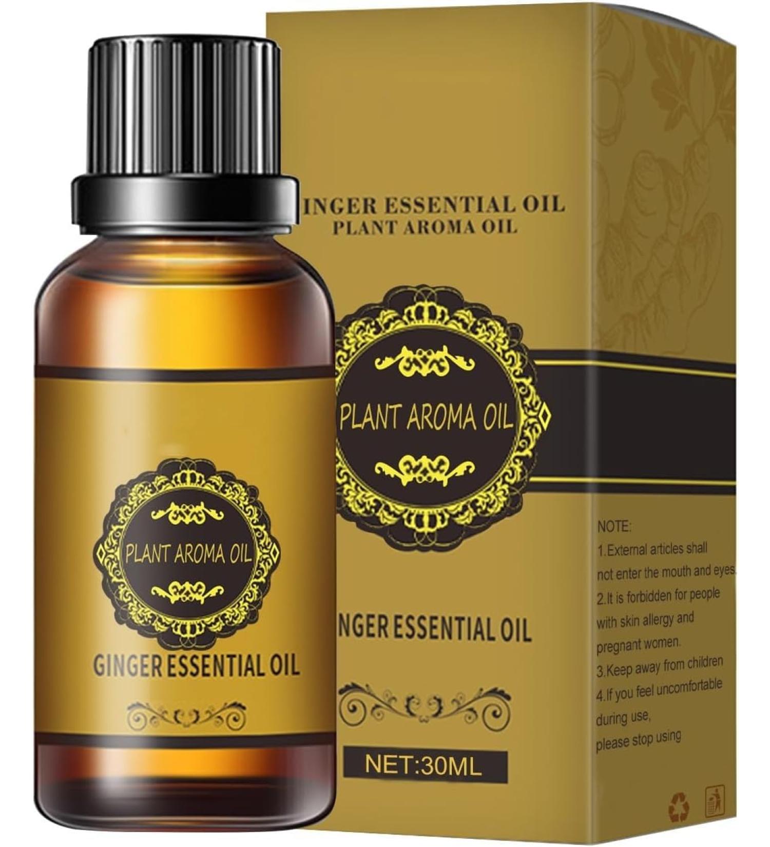 NQNFWCRJ Ginger Oil for Belly Drainage Ginger Oil for Lymphatic Drainage Ginger Oil for Abdominal Drainage Natural Ginger Essential Oil - Buy Online on GoSupps.com