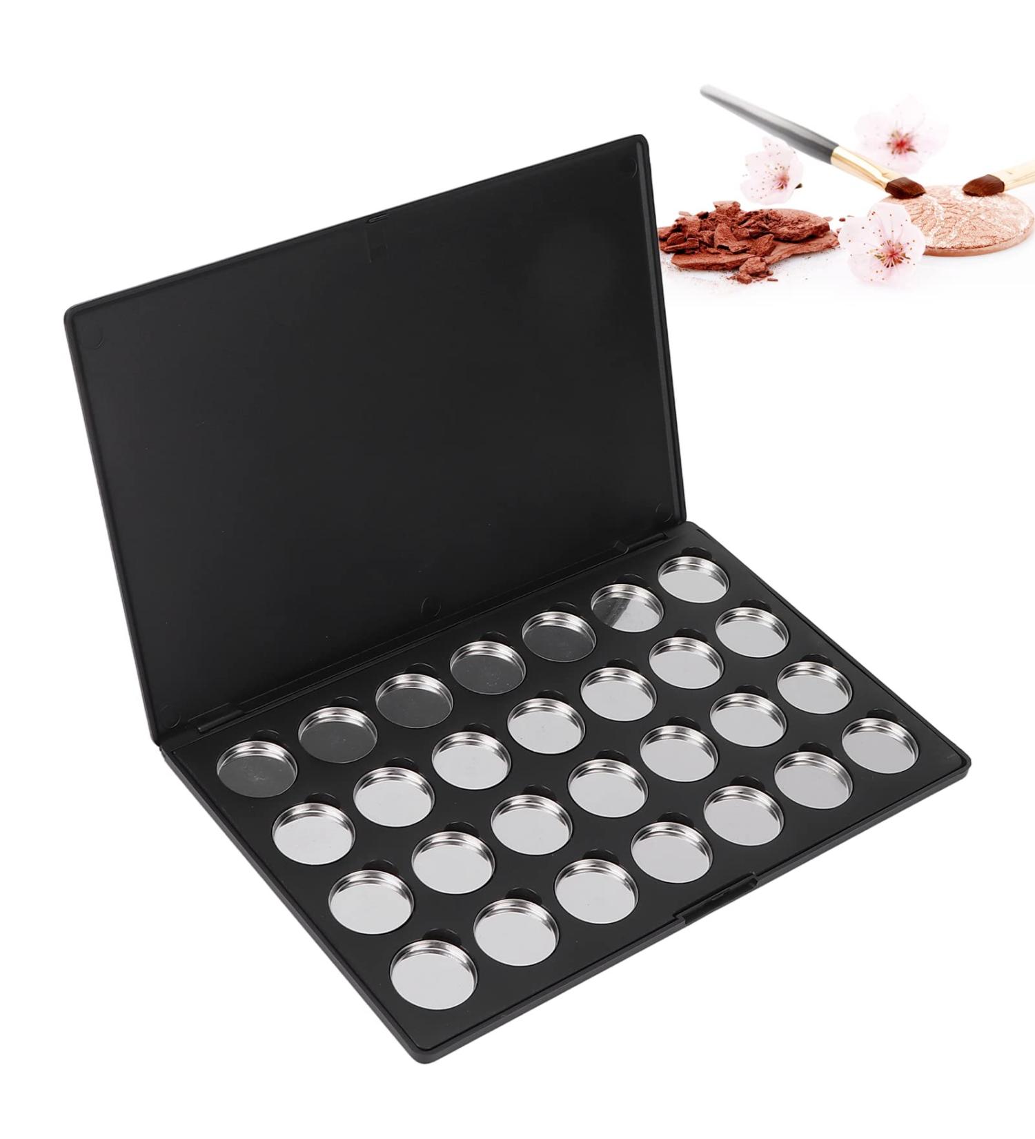 Buy Empty Magnetic Palette - Portable DIY Makeup Pallet with Round Metal Pan for Blush & Mermaid Eyeshadow - Perfect for Customization - Buy Online on GoSupps.com