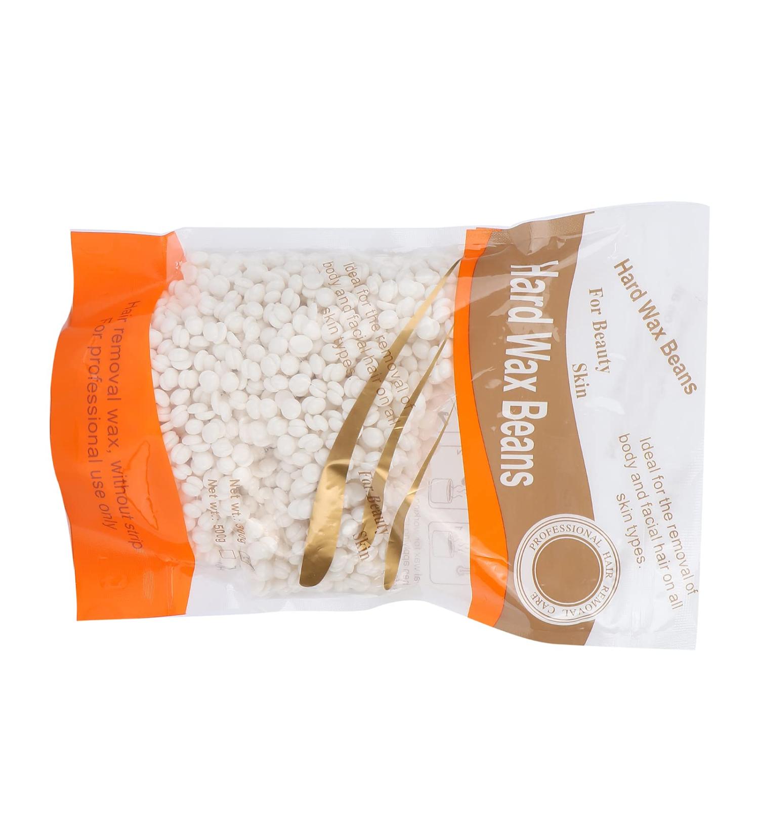 Hair Removal Wax Beans - Painless Fine Hair Removal | Low Melting Point Milk White Wax for Wax Heaters - International Shipping Available - Buy Online on GoSupps.com