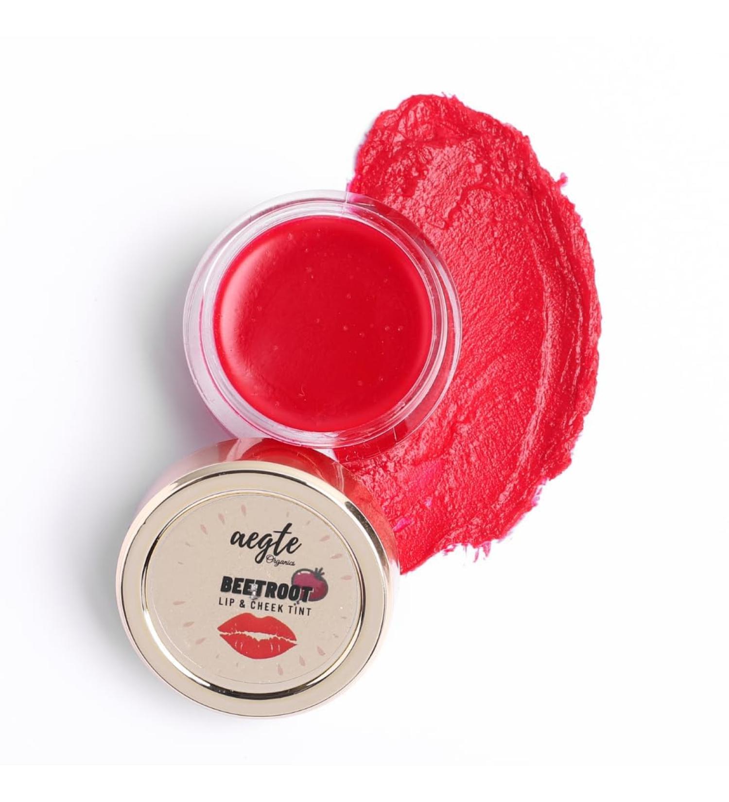 Organics Beetroot Lip & Cheek Tint Balm For Women 100% Organic & Helps Lighten Dark Lips Edible Formulation Helps Nourish & Hydrate Dry Chapped Lips (5 Grm) red (Buy 2 Quantity Get 1 Quantity Free) - Buy Online on GoSupps.com