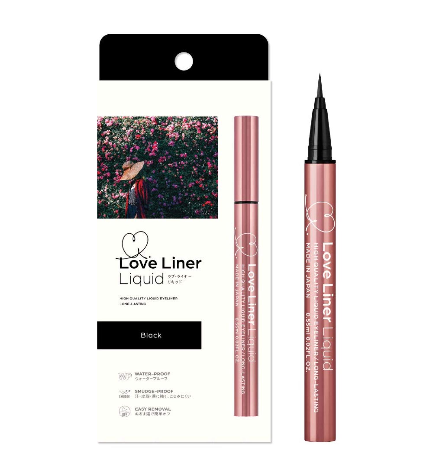 MSH Loveliner Liquid Eyeliner Black  Waterproof  Smudge-proof  No dyes