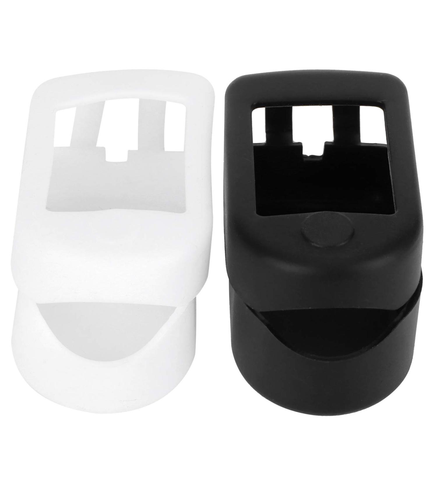 Buy Premium Silicone Fingertip Oximeter Cover - Portable Pulse Protector for Home & Travel (Black/White) - Fast International Shipping - Buy Online on GoSupps.com