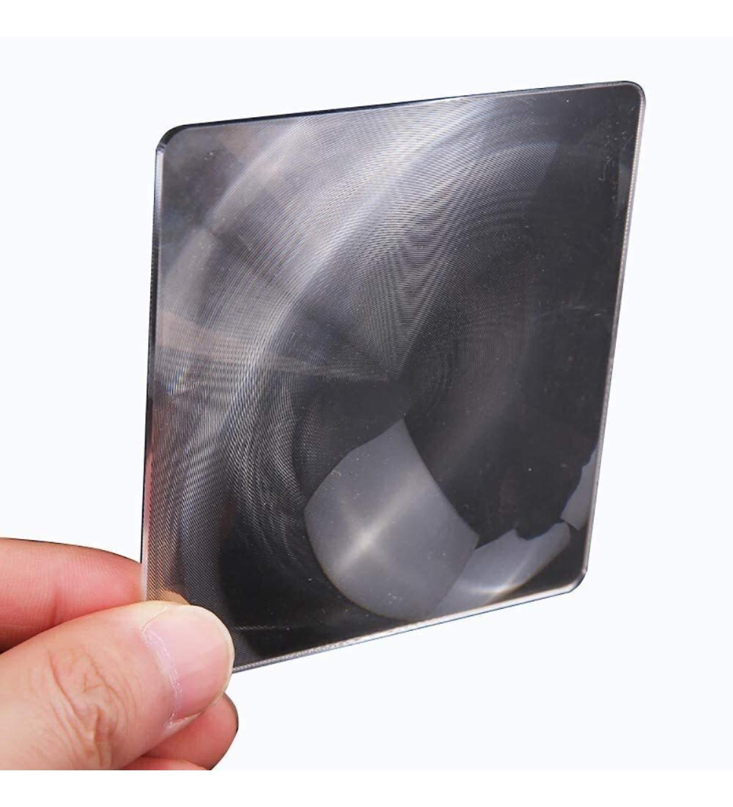 Lightweight Magnifying Glass Square Card Portable and Convenient 10 Times Magnifying Glass for Children and Students Reading School Lofty Ambition - Buy Online on GoSupps.com