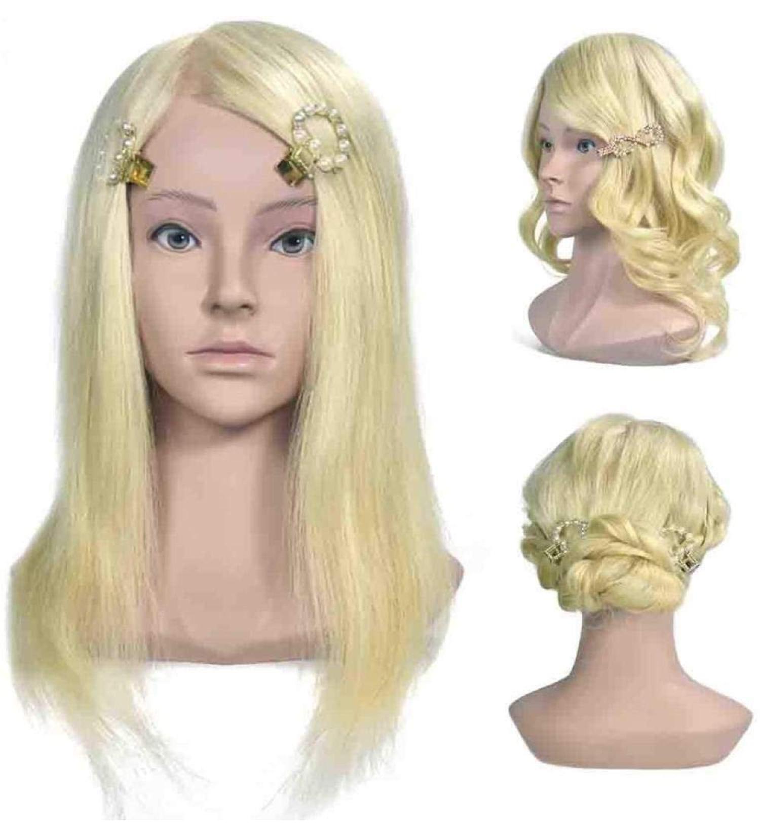 Adjustable Tailor Puppet Female Hairdressing Practice Head - Perfect for Salon Training Hair Styling & Makeup | International Shipping - Buy Online on GoSupps.com