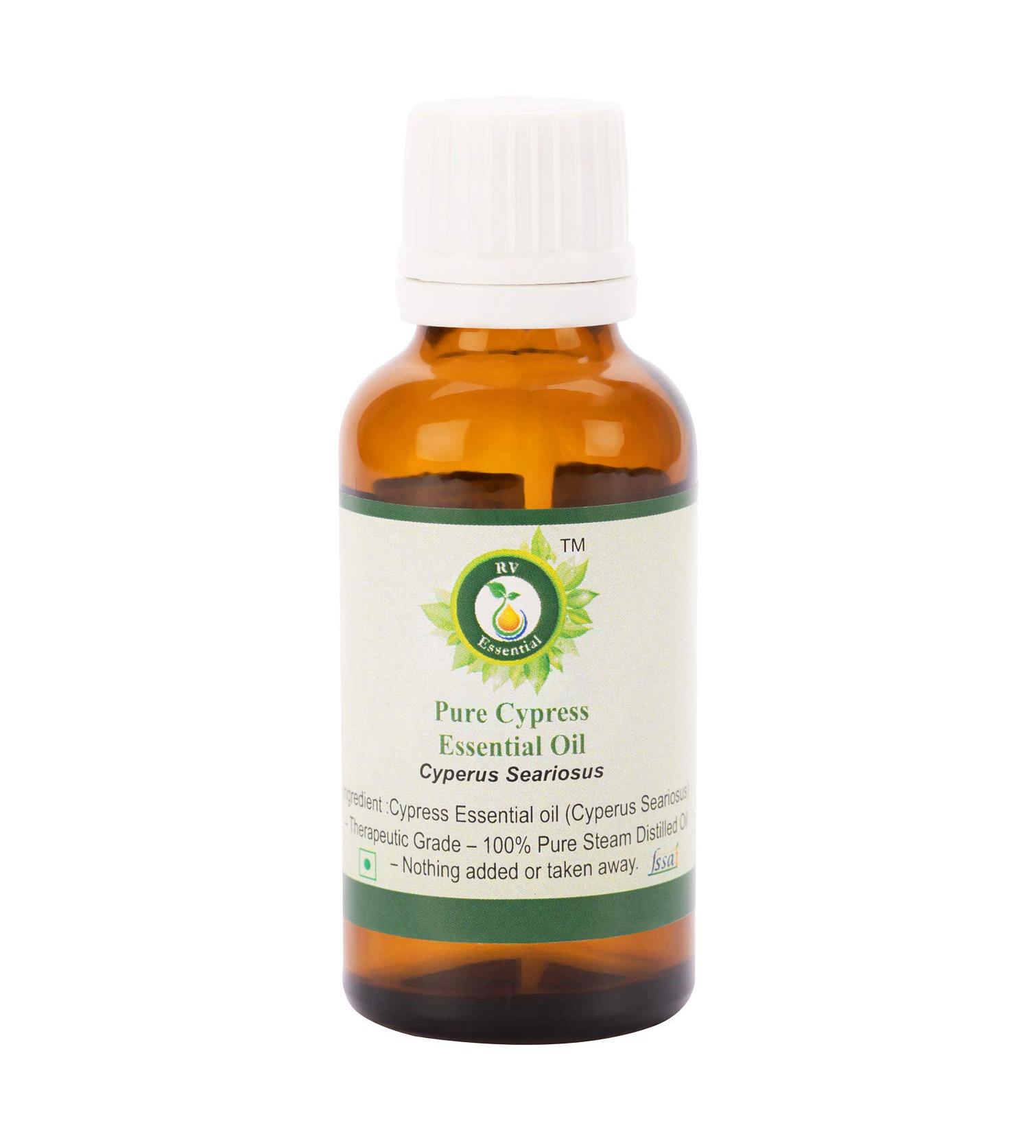 Huile essentielle cypr s | Cyperus Seariosus | Pour massage | Pour peau | Pour massage | 100% pur | Distill vapeur | Cypress Essential Oil | 10ml | 0.338oz By R V Essential 10 ml (Pack of 1) - Buy Online on GoSupps.com
