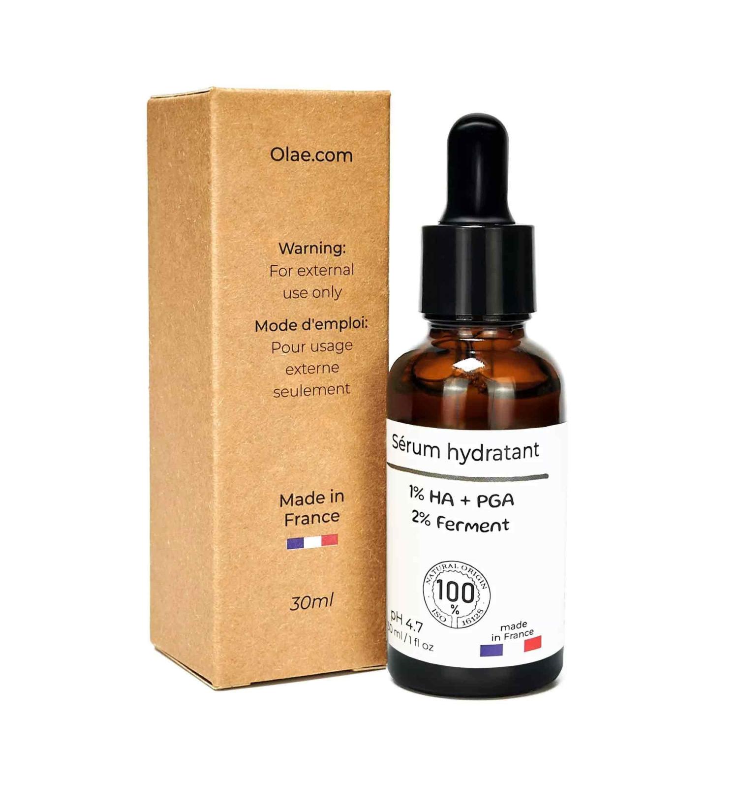 essentiallab Daily facial hydrating serum with 3% postbiotic and 1% PGA | Strengthens the skin barrier | Deep hydration | Soft and balanced skin | 30 ml