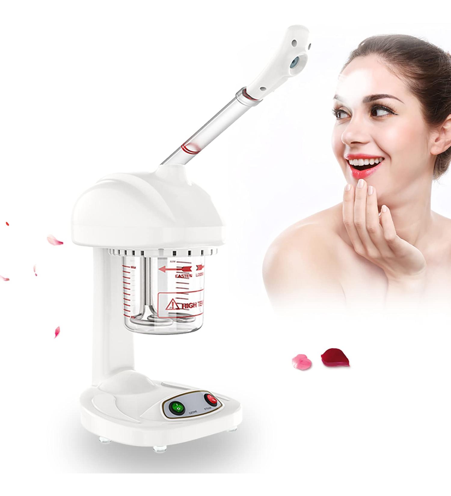Facial Steamer Advanced Ionic Facial Steamer Spa Skin Care Steaming Treatment Machine for Home and Professional Spa Face Cleaning Moisturizing - Buy Online on GoSupps.com