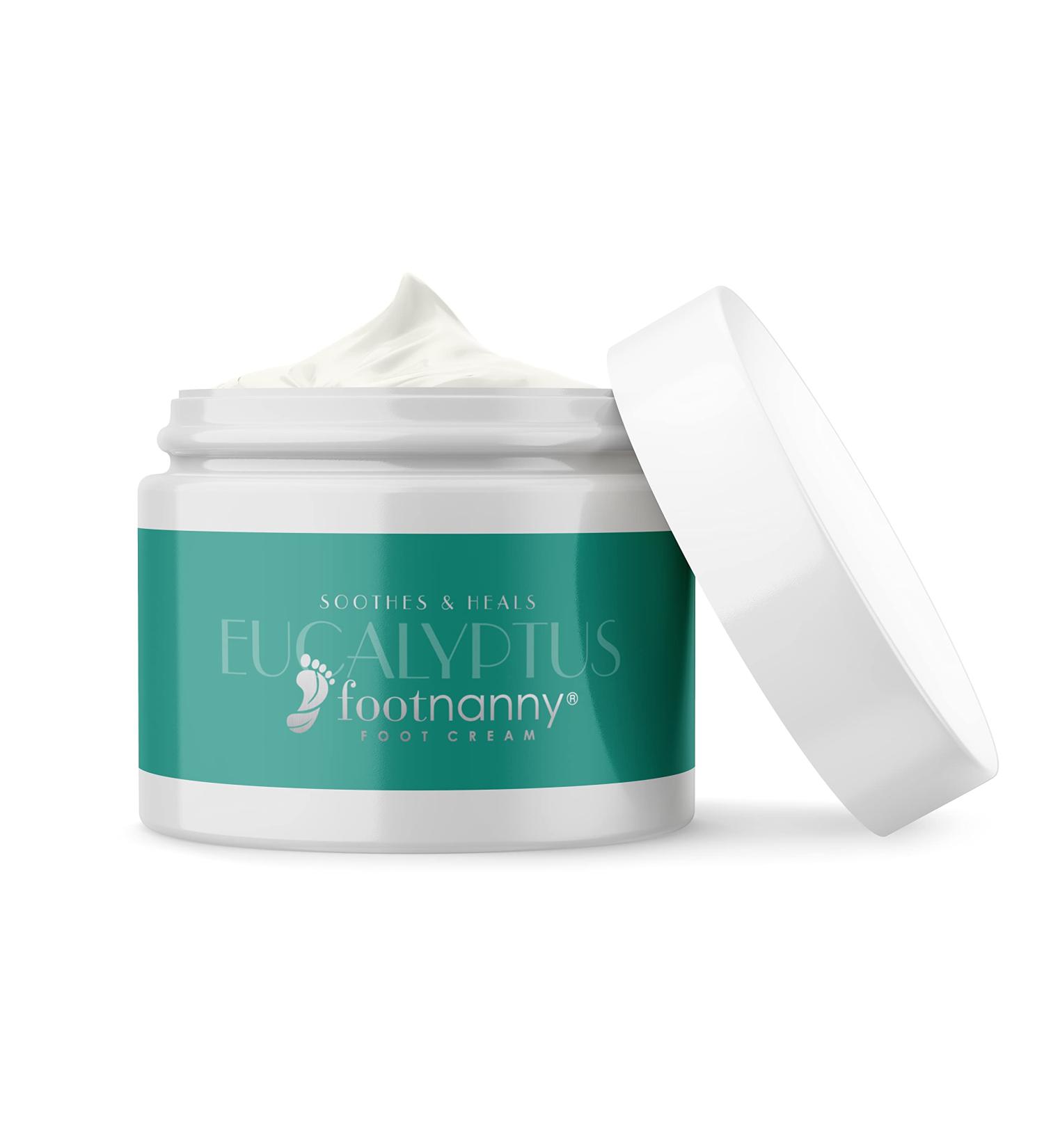 Footnanny Eucalyptus Foot Cream | Soothes Cracked Heels & Dead Skin | Invigorating Formula - Buy Online on GoSupps.com