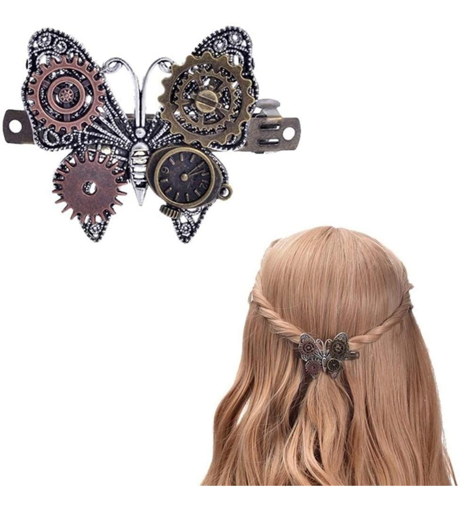 Hair Clips for Women Simple Steampunk Hairpin Graceful Barrettes Hairpin Party Gift Festival Decor other gemstones - Buy Online on GoSupps.com