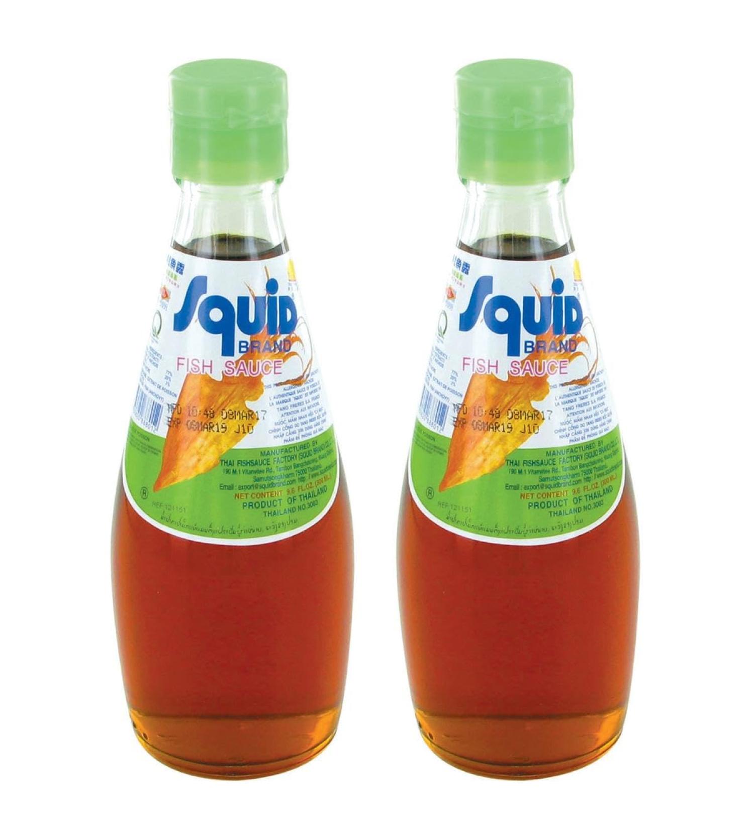 Fish Sauce/Spring Roll Sauce/Nuoc Mam Sauce 300ML - Squid Brand (2 bottles) - Buy Online on GoSupps.com