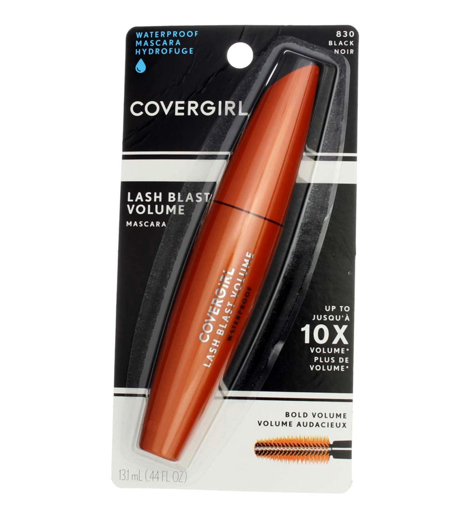 CoverGirl Lash Blast Waterproof Volume Mascara Black 830 - 0.44 oz (Pack of 2) - Buy Online on GoSupps.com