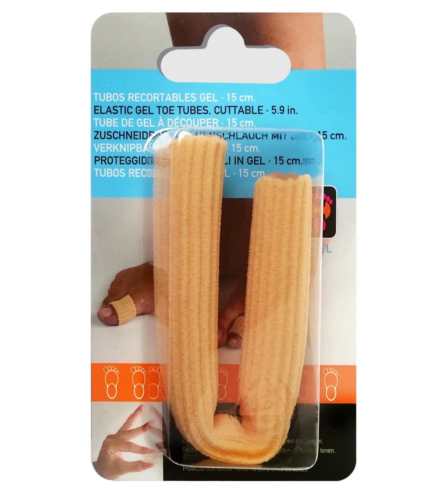 Neh Feet Elastic Tube - Cuttable Gel Size L (EU 41-46) | Comfort & Support for All Foot Types - Buy Online on GoSupps.com