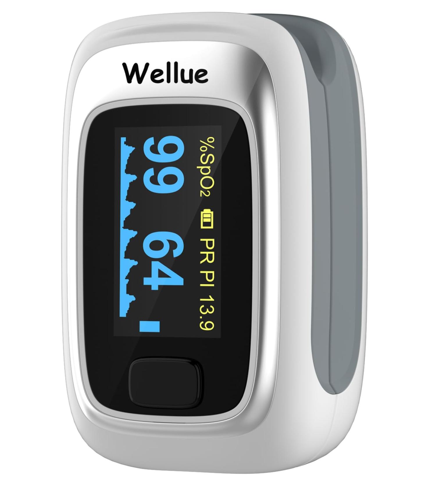 ViaToma Portable Pulse Oximeter - Accurate O2 Oxygen Saturation Measurement with Offline Memory | PO6C - Buy Online on GoSupps.com