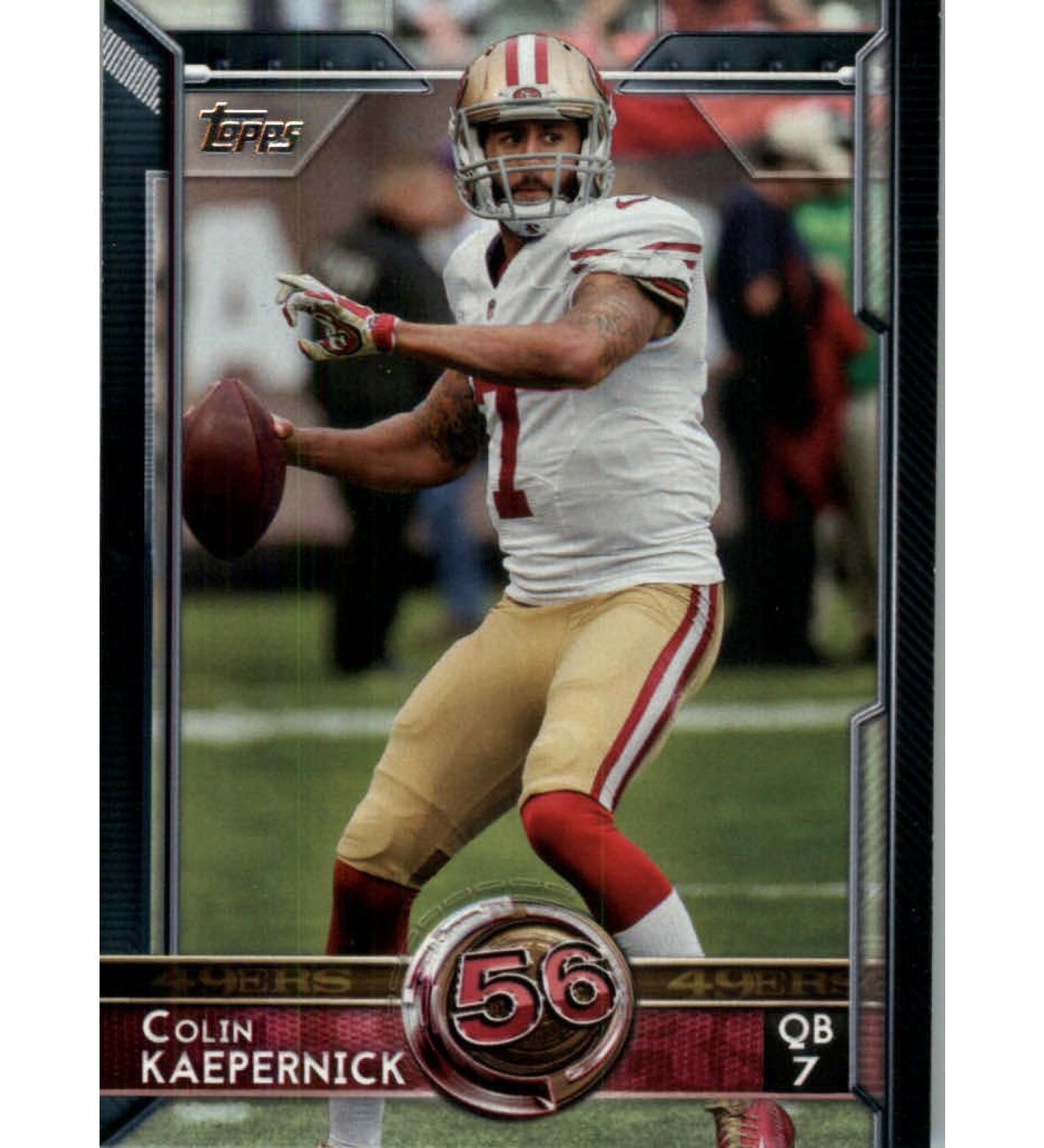 2015 Topps Football Card #362 Colin Kaepernick