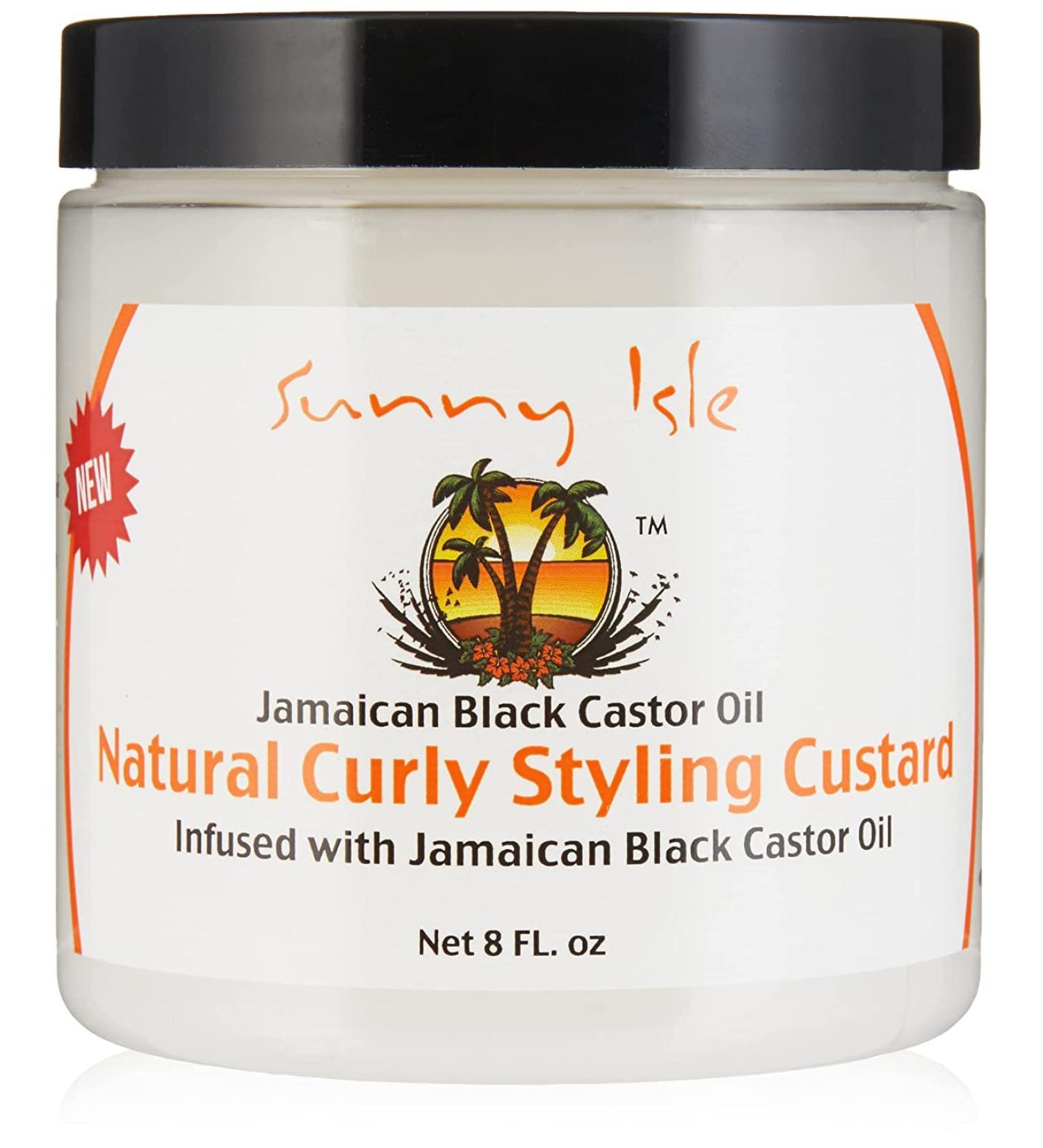 Sunny Isle Jamaican Black Castor Oil Natural Curly Styling Custard 236ml - Buy Online on GoSupps.com