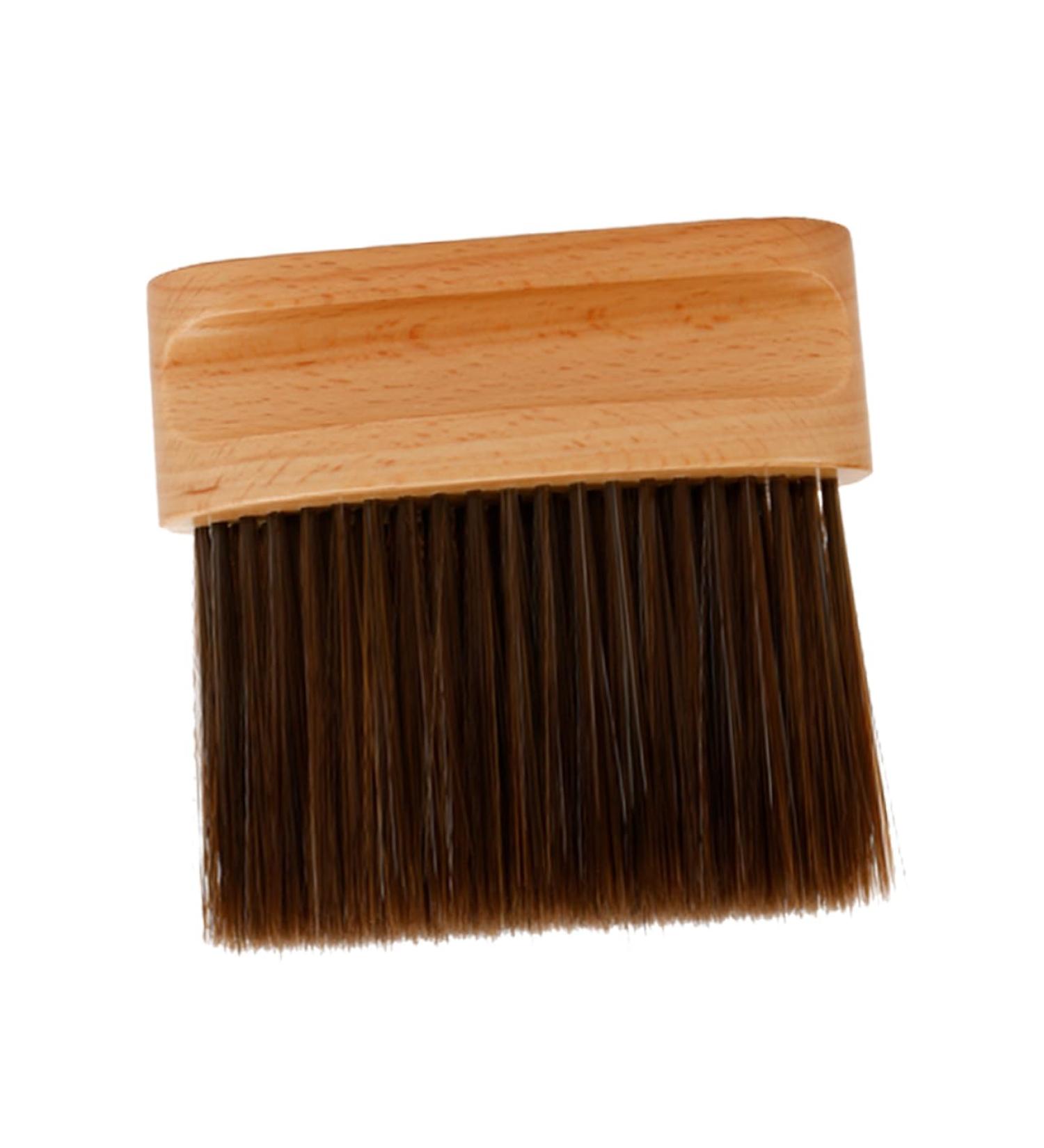 Ipetboom Neck Brush Duster for Cleaning Nail Cleaner Brush Neck Cleaning Brush Neck Duster Bristles Hair Cleaning Brush Broken Hair Removal Brush Duster Brush Soft Fur Beech 12X11X2CM As Shown - Buy Online on GoSupps.com