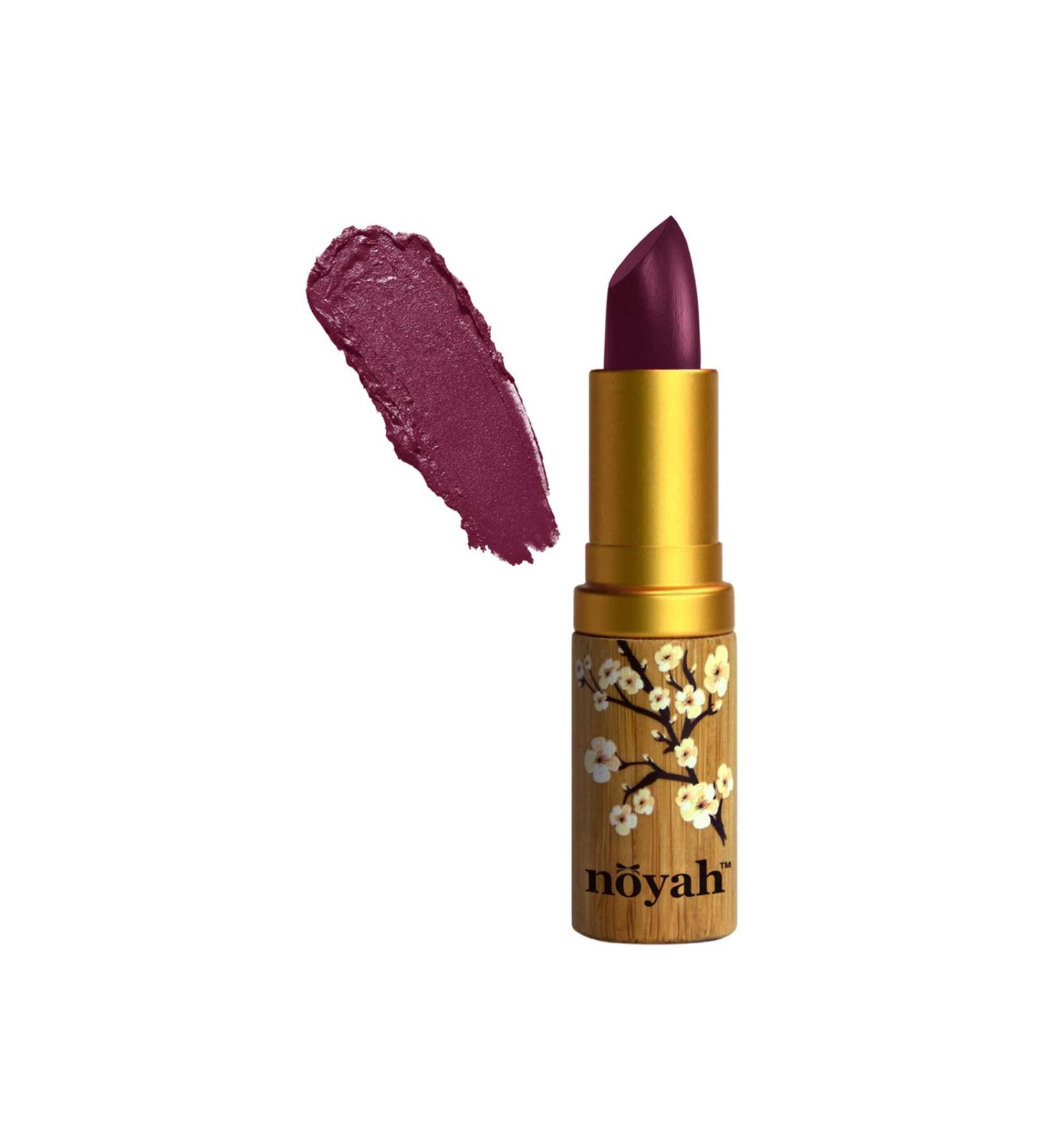 noyah Clean Natural Lipstick - Deeply In Mauve (0.16 oz) | Eco-Friendly & Vegan - Buy Online on GoSupps.com