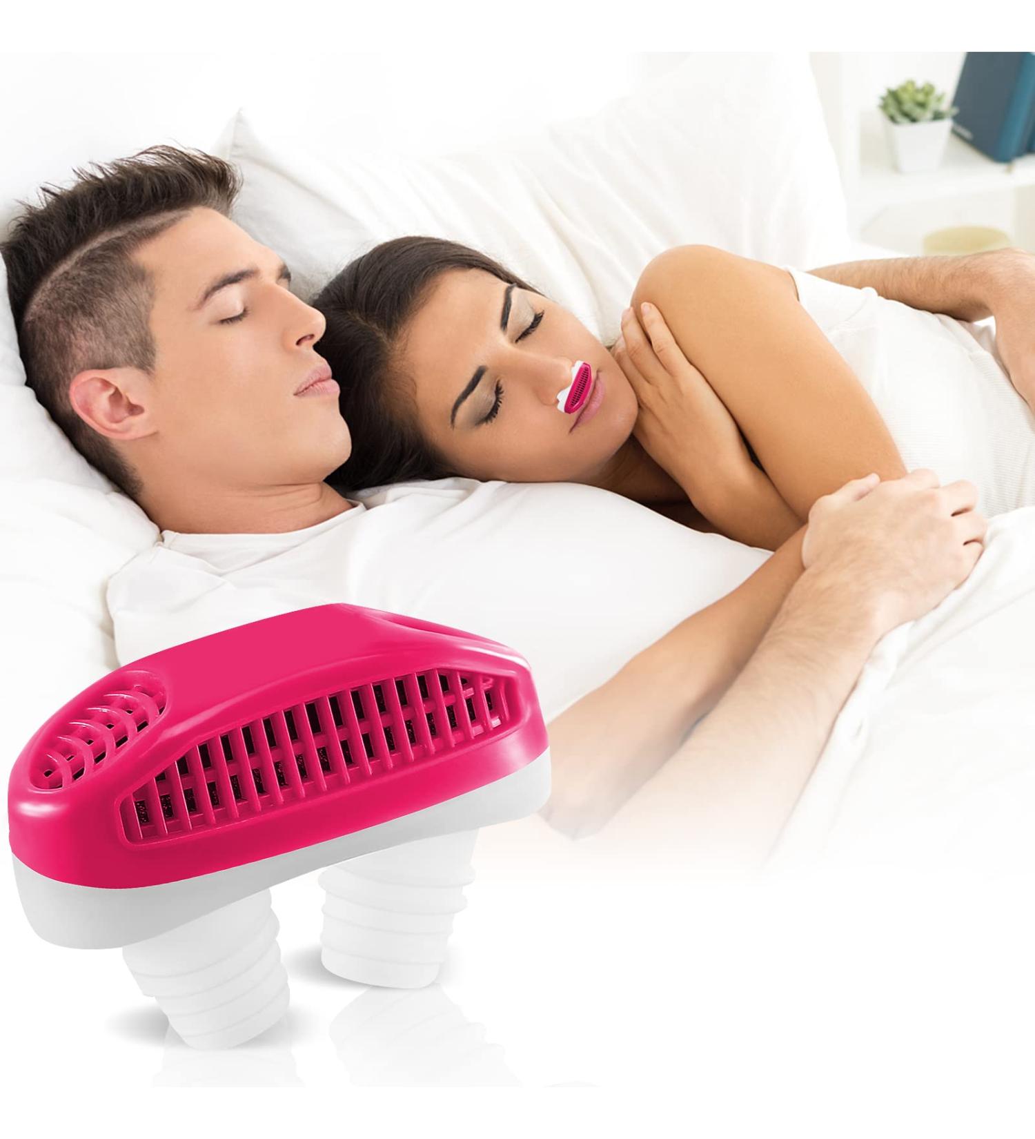 Anti Snoring Nasal Air Purifier - Sleep Apnea Device for Men and Women - Stop Snoring and Improve Sleep Quality - Red - Buy Online on GoSupps.com