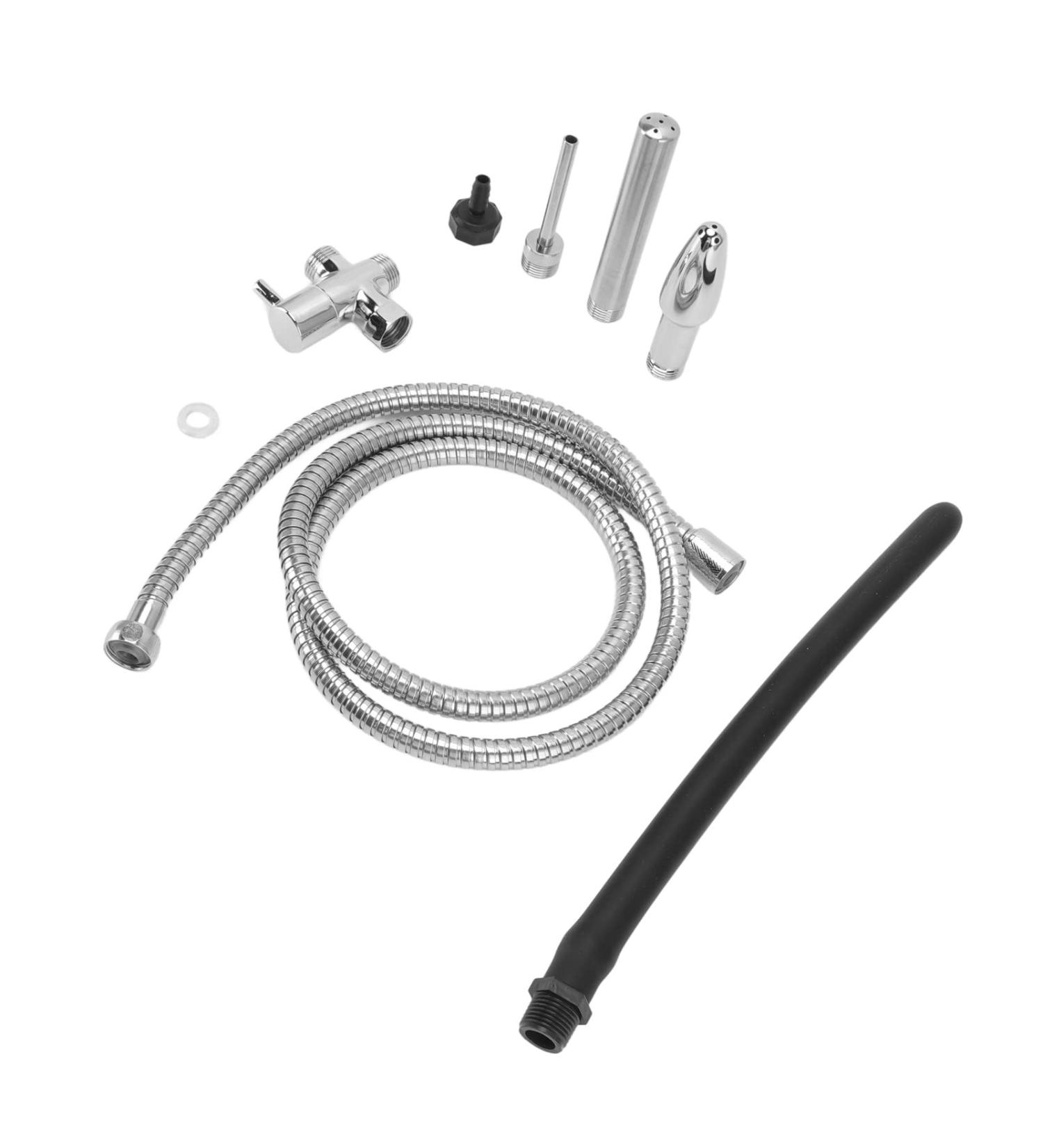Premium Mrisata Shower Enema System - Stainless Steel Intestinal Cleaning Kit for Home Use - Buy Online on GoSupps.com