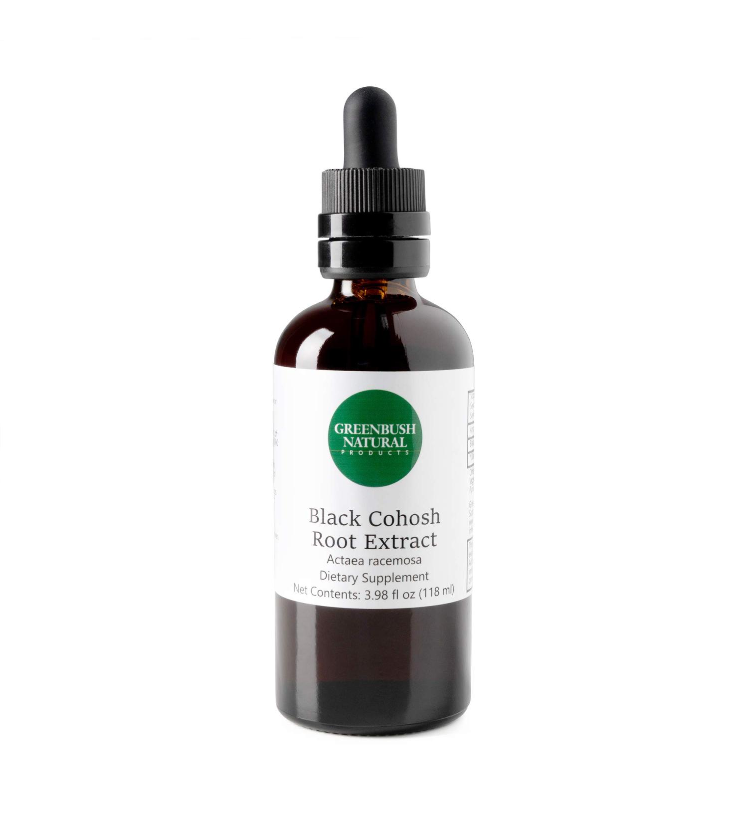 Greenbush Black Cohosh Liquid Extract - Menopause Health Support - 4 oz (240 Doses) - Buy Online on GoSupps.com