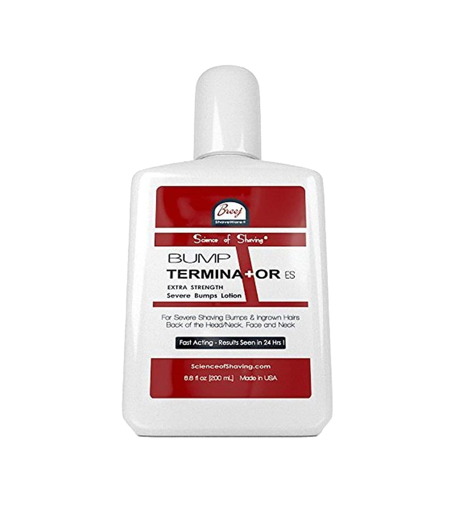 BUMP TERMINATOR Extra Strength Severe Bumps Lotion 6.8 fl oz by Breej - Effective Treatment for Razor Bumps 200ml - Buy Online on GoSupps.com