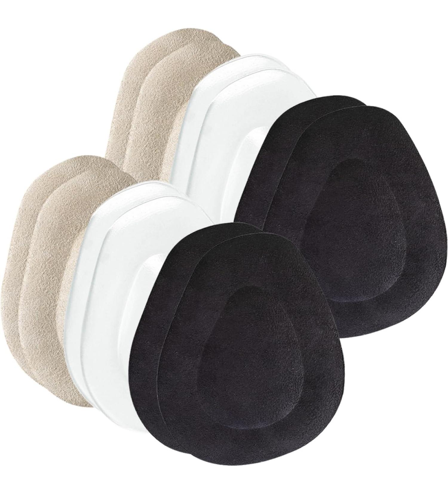 6 Pairs Forefoot Pad High Heel Inserts - Metatarsal Support Reusable Non-Slip Flannel Cushions for Pain Relief - Assorted Colors - Buy Online on GoSupps.com