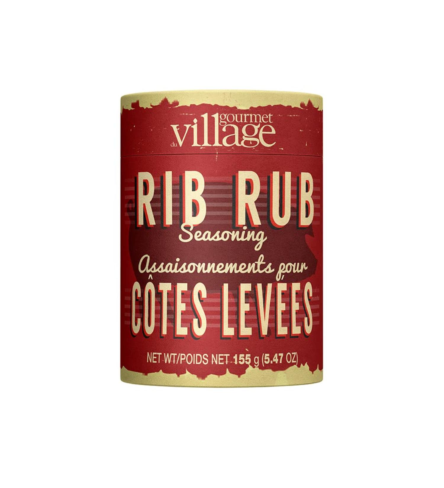 Gourmet du Village Seasoning Rib Rub Canister Bbq 155 g (Pack of 1) - Buy Online on GoSupps.com