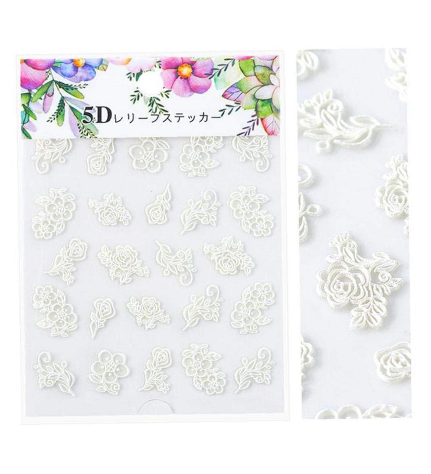 5D stickers Nail Nail Sticker embossed DIY self-adhesive sticker model Nail decoration - Buy Online on GoSupps.com