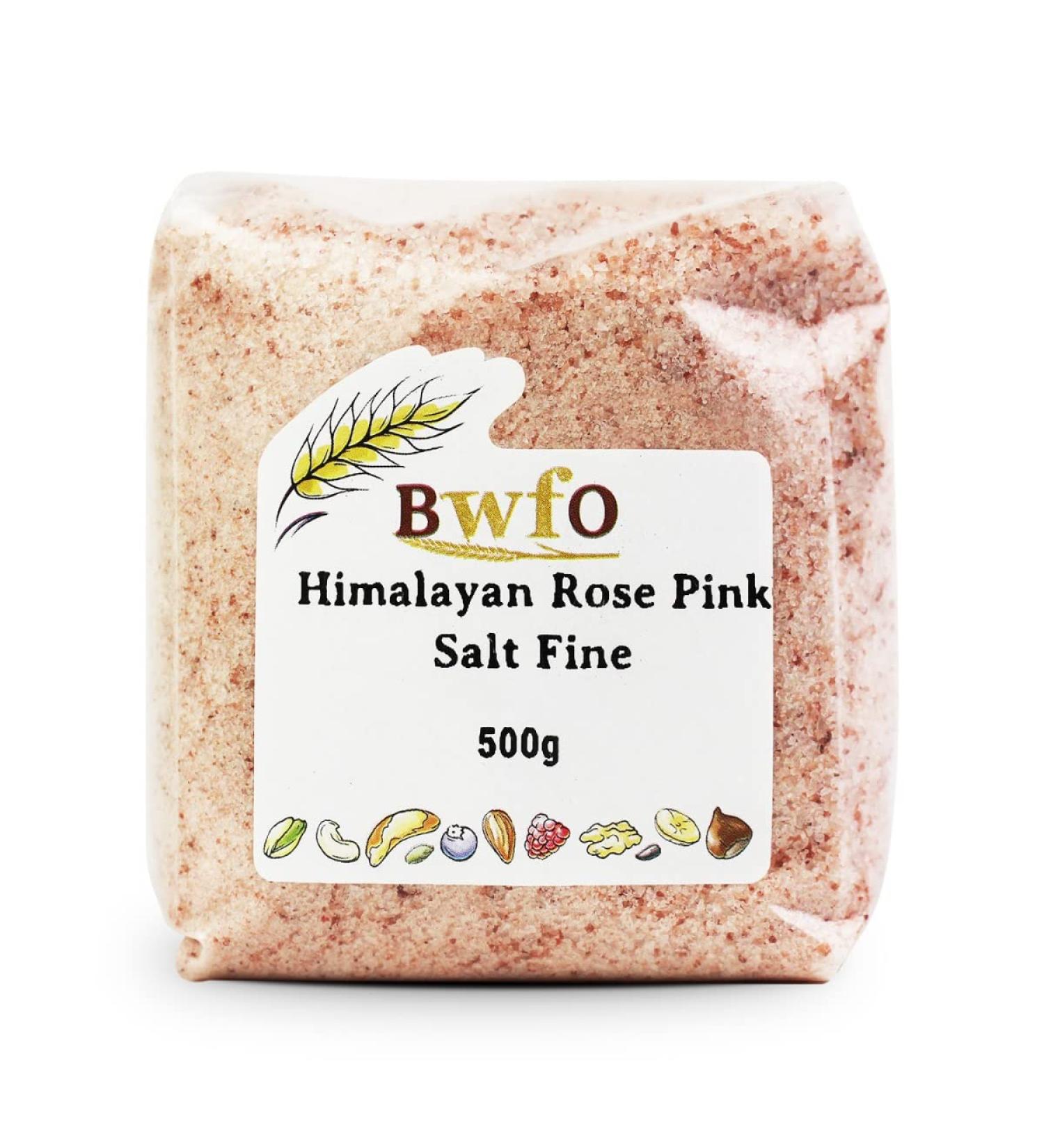 Himalayan Rose Pink Salt Fine 500g (BWFO)