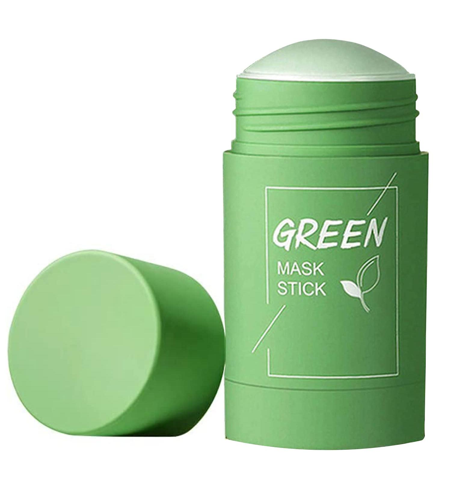 Green Tea Mask Stick - Blackhead Remover & Deep Cleansing Oil Control for All Skin Types | Anti-Acne Solution - Buy Online on GoSupps.com