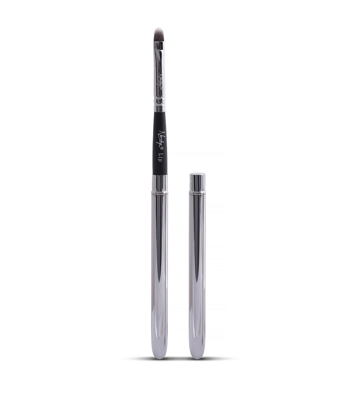 Nanshy Lip Brush with Lid - Vegan & Cruelty-Free - Travel-Friendly Lip Gloss & Lipstick Brush - Buy Online on GoSupps.com