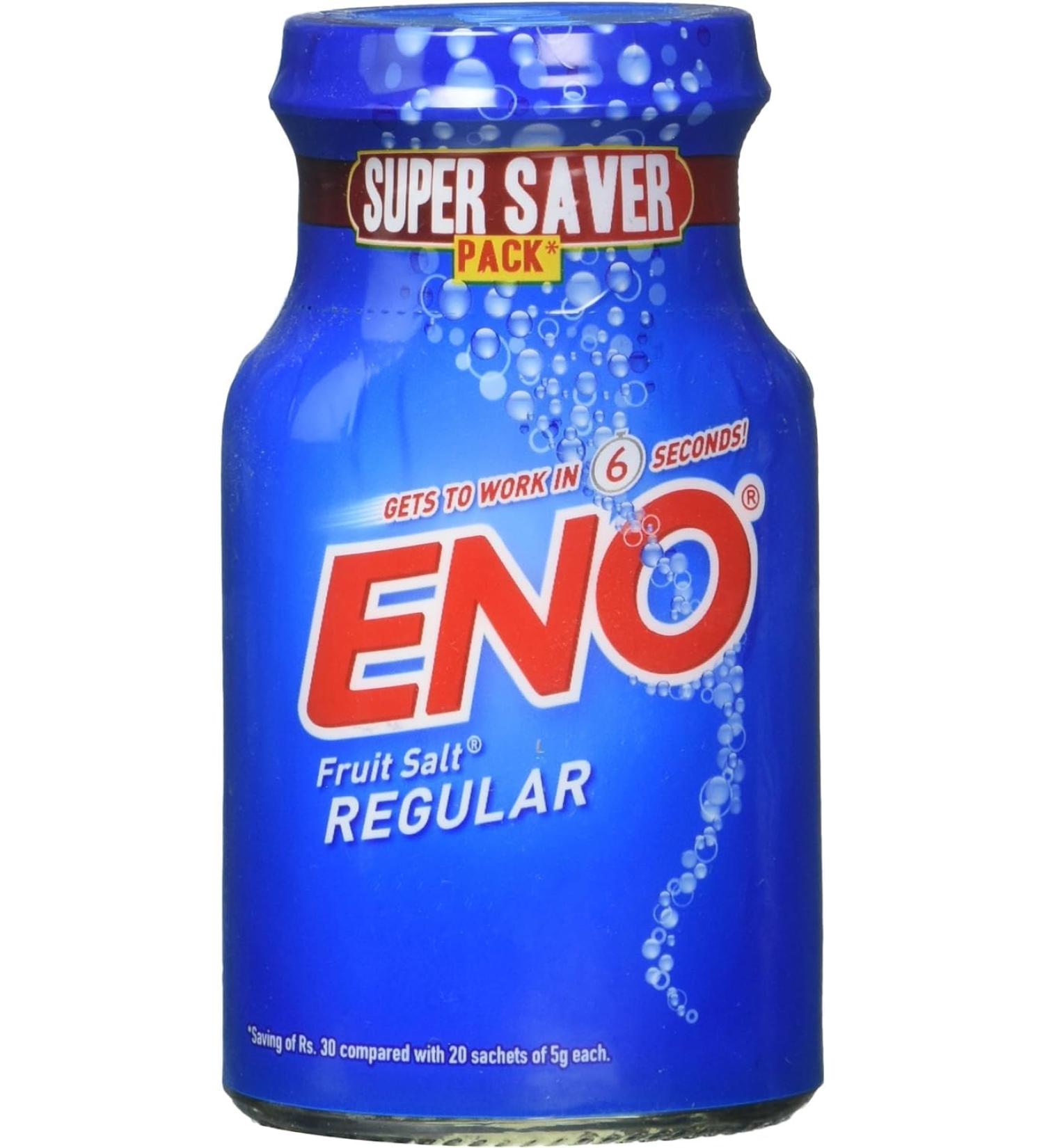 Fruit Salt Regular 100g Instant Energy Packs (E N O - Pack of 4) - Buy Online on GoSupps.com