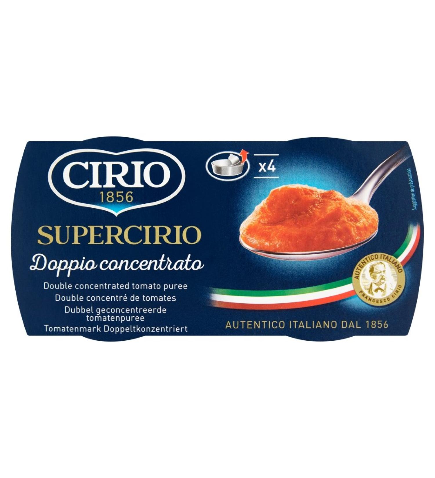 Cirio Supercirio Double Concentrated Tomato Puree 4 x 70g