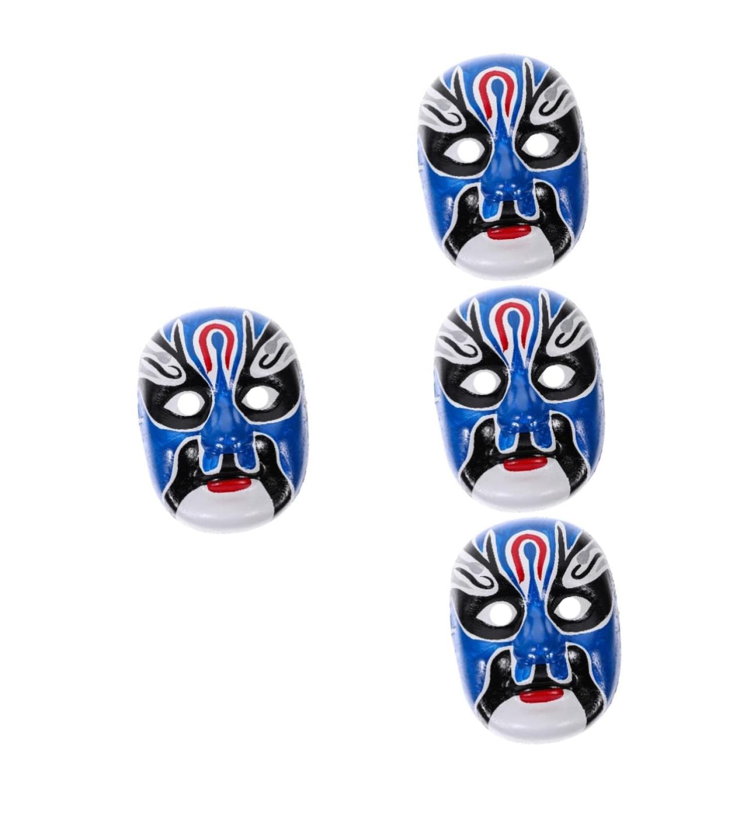 ABOOFAN 4 Wall Opera Mask - Decorative Chinese Cosplay Mask for Parties & Wall Decor | Unique Gypsum Collectible - Buy Online on GoSupps.com