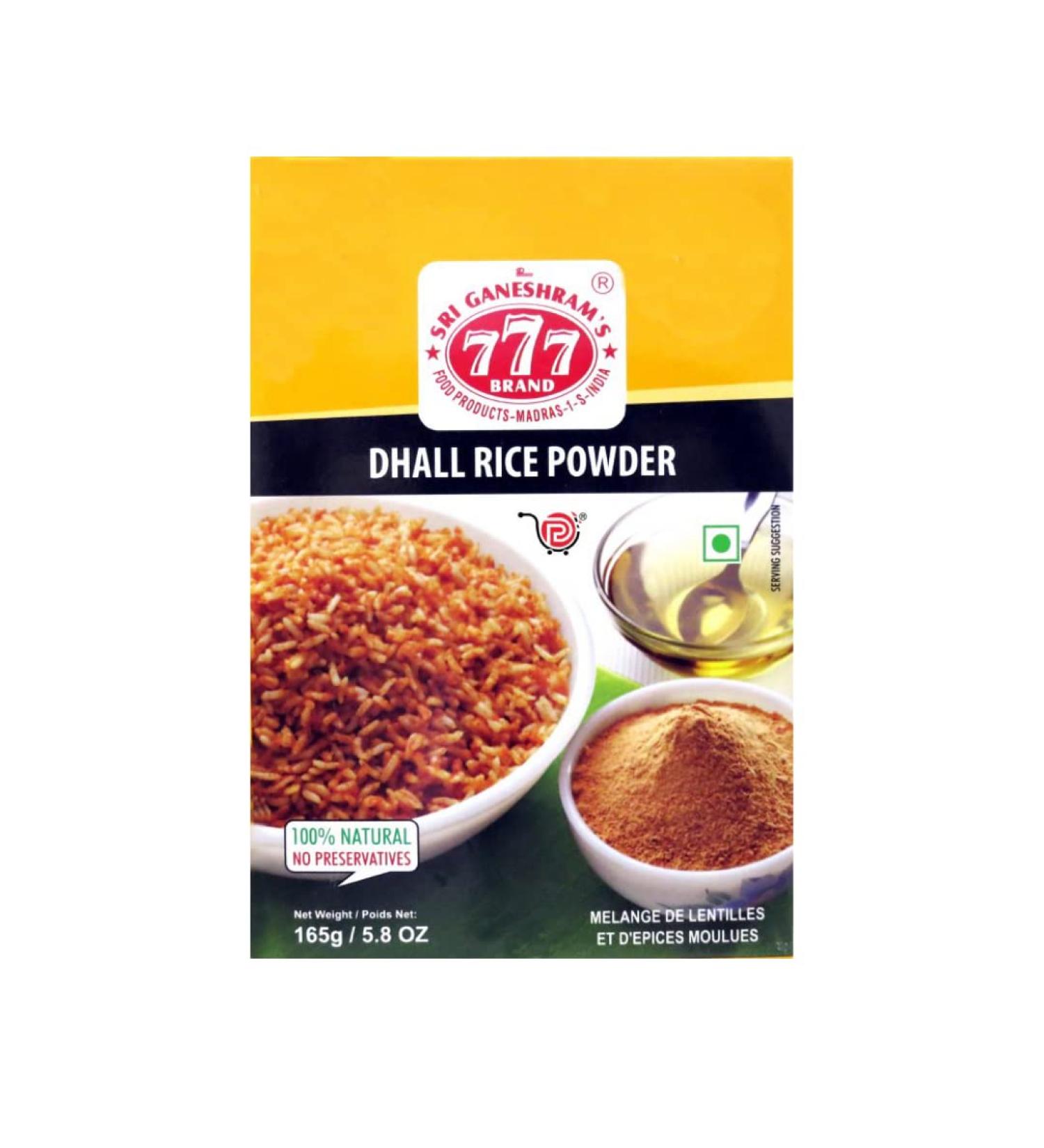 777 Dhall Rice Powder 165gr x 20 pack