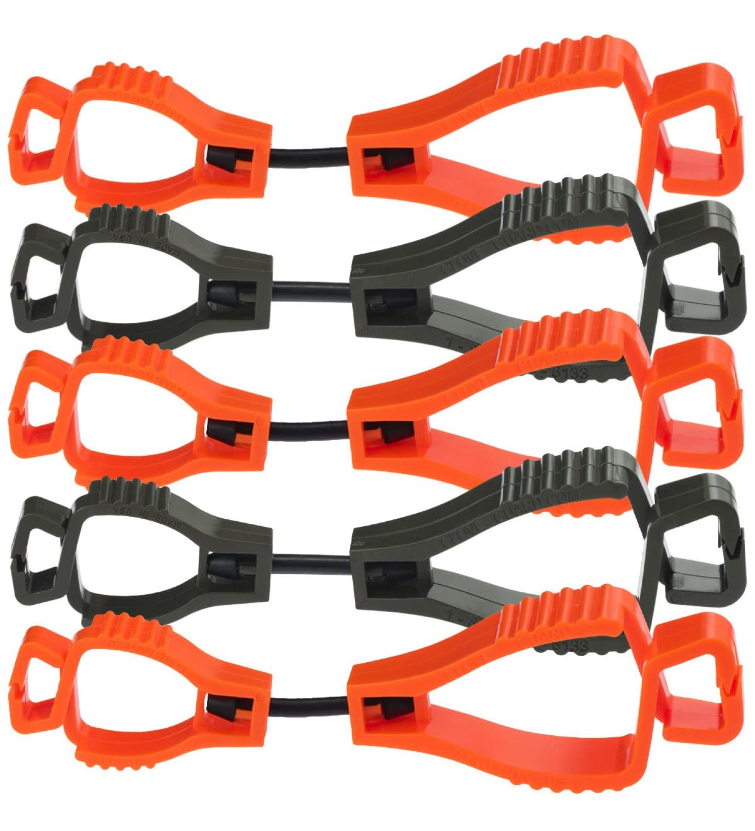 Glove Guard Hunters Gear Clips 5-Pack - Secures Hats, Gloves, and Hiking Gear | Outdoor Accessories | Made in USA - Buy Online on GoSupps.com