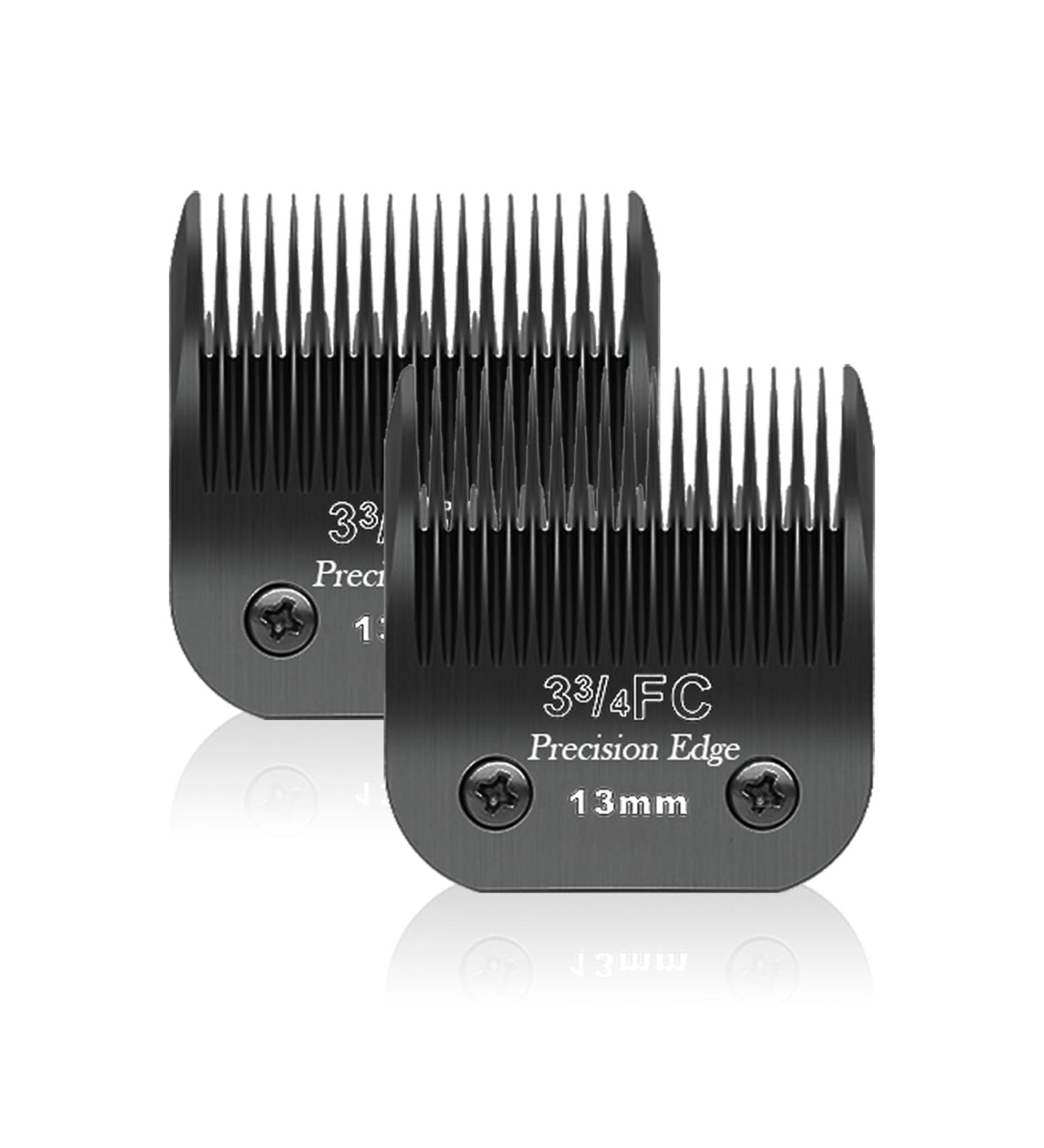 Replacement Knife for Dog Care | Compatible with Heiniger Moser Max45 Andis & Wahl A5 | 3F 1/2 inch (13 mm) 2 Pieces Black - Buy Online on GoSupps.com
