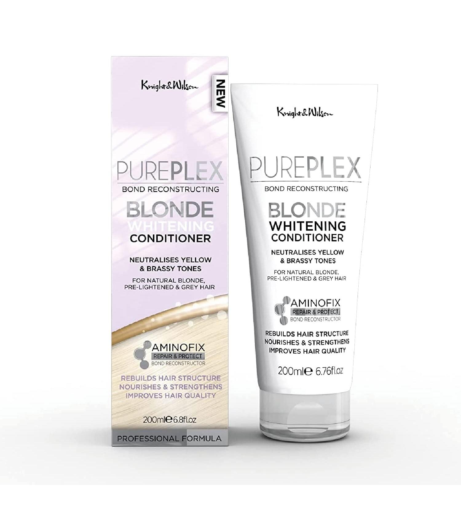 Buy PurePlex Bond Reconstructing Blonde Conditioner | Neutralizes Brassy Tones & Repairs Blonde Lightened and Grey Hair - Buy Online on GoSupps.com