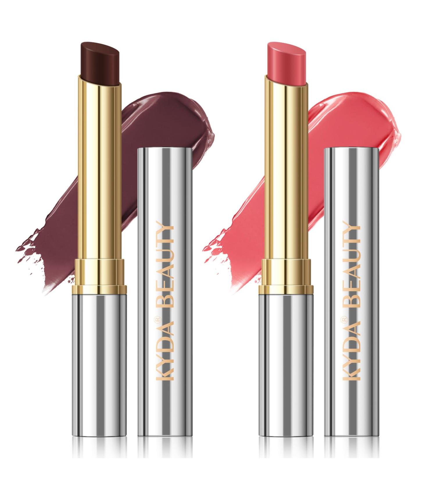 FREEORR 2PCS Honey Lipstick Black Tinted Lip Balm Sheer Natural Glossy Finish Lip Color Hydrating Moisturizing Lip Balm and Nourishing Lip Gloss for All Skin Tones Black Candy&Rose Candy - Buy Online on GoSupps.com