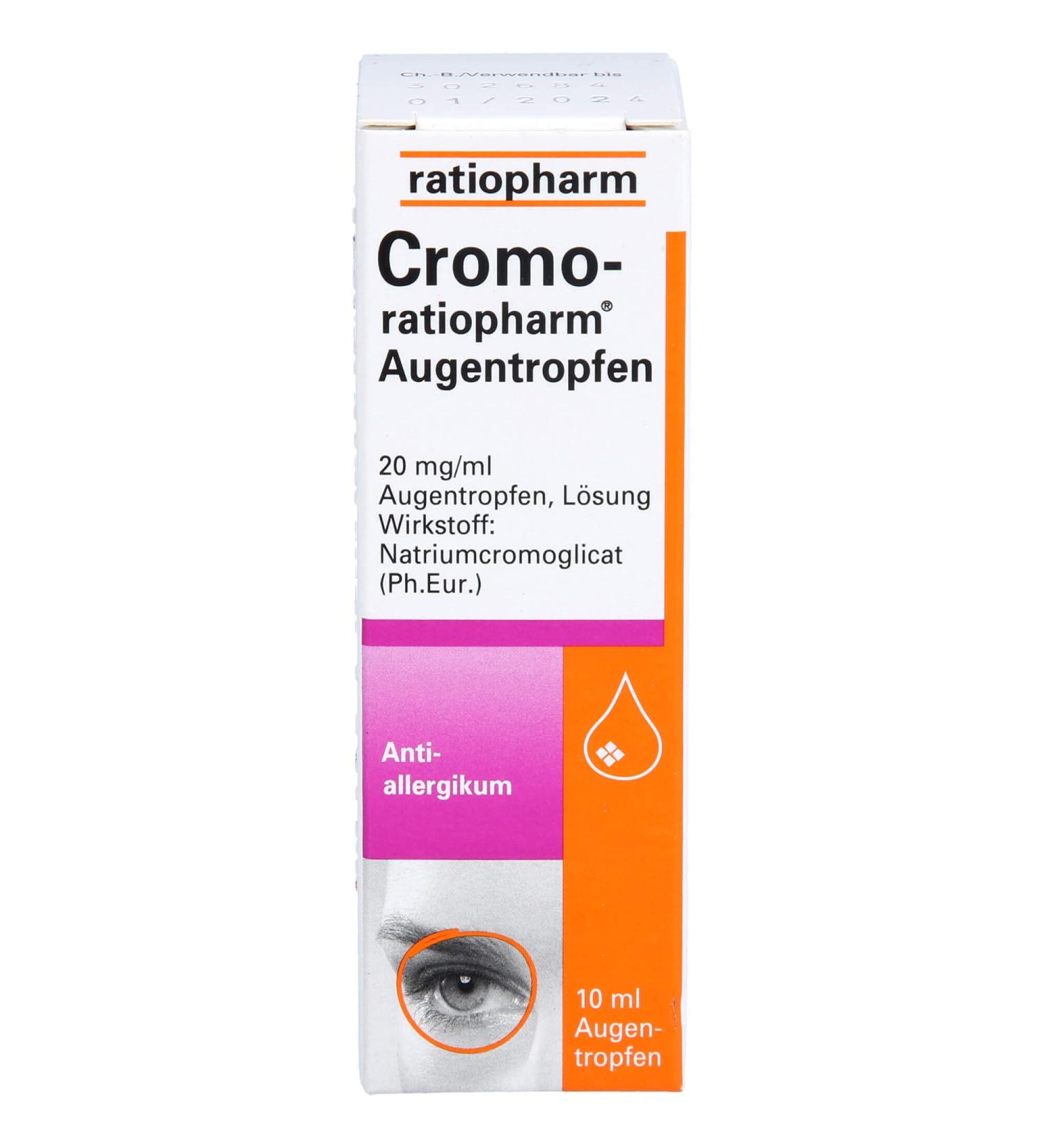 Cromo Ratiopharm Augentrop-NL Effective Allergy Relief Drops | Shop Internationally - Buy Online on GoSupps.com