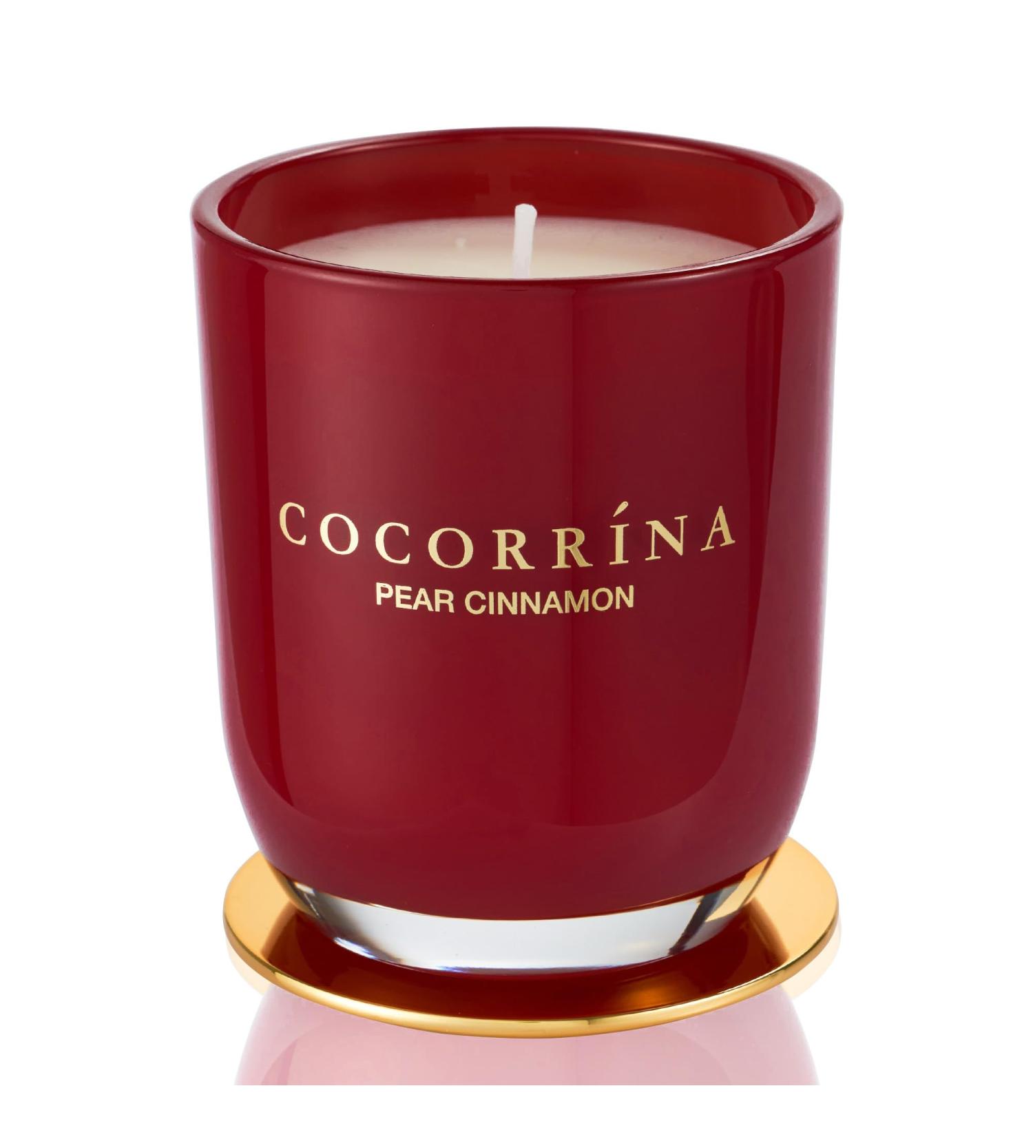 Cocorr na Pear Cinnamon Candle - Natural Soy Fragrance 22-Hour Burn Time 180g - Perfect Christmas Gift - Buy Online on GoSupps.com