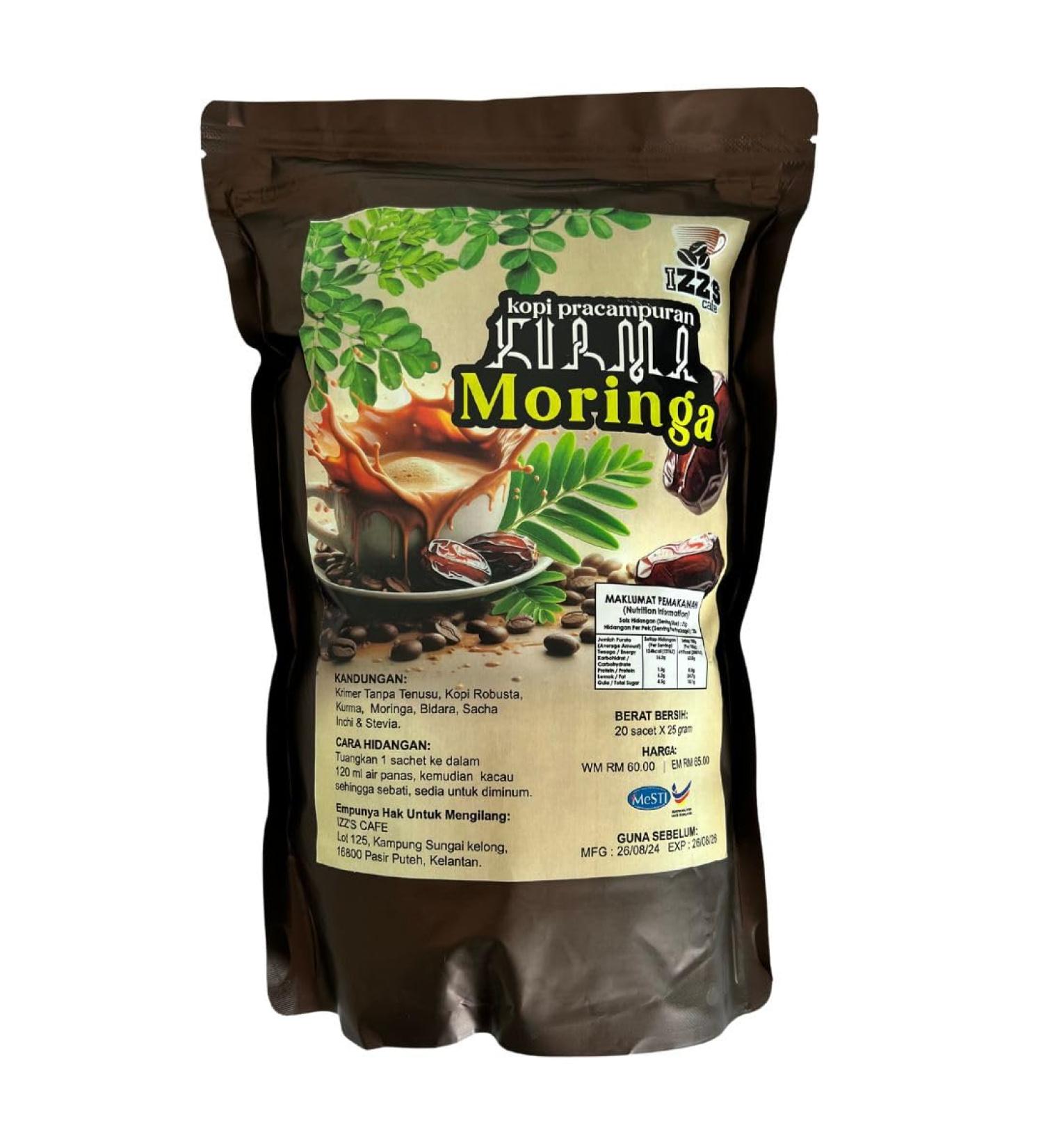 Arabica coffee based on Moringa jujube dates Sacha Inchi Stevia - Buy Online on GoSupps.com