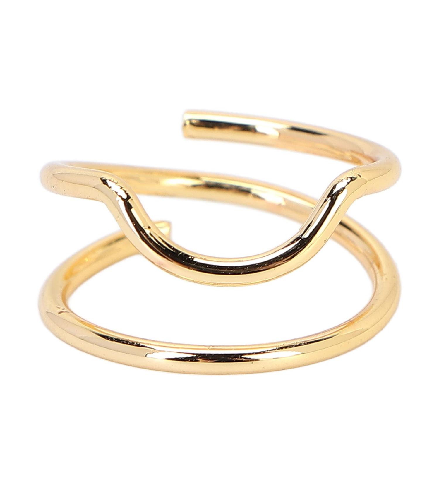 LIYJTK Ring finger index finger nail ring artistic charm decoration retro jewelry for women and girls wedding Valentine's Day gift (3046 oro) - Buy Online on GoSupps.com