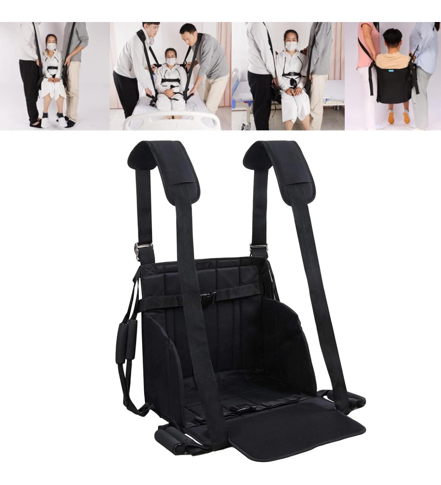 Patient Lift Stair Slide Board - Double Handle Design - Wheelchair Lift Sling with Shoulder - Transfer Seat Pad for Medical Mobility - Emergency Transport Belt - Buy Online on GoSupps.com