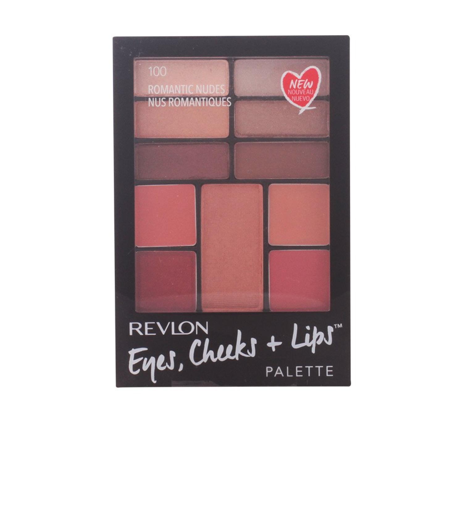 Revlon Romantic Nudes Eyes Cheeks Lips Palette - Makeup Set - Buy Online on GoSupps.com