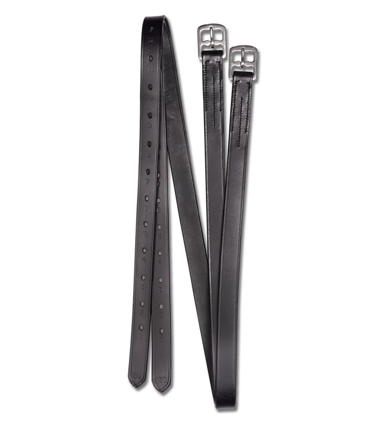 WALDHAUSEN Waldhausen stirrup leathers X-Line 140 cm black