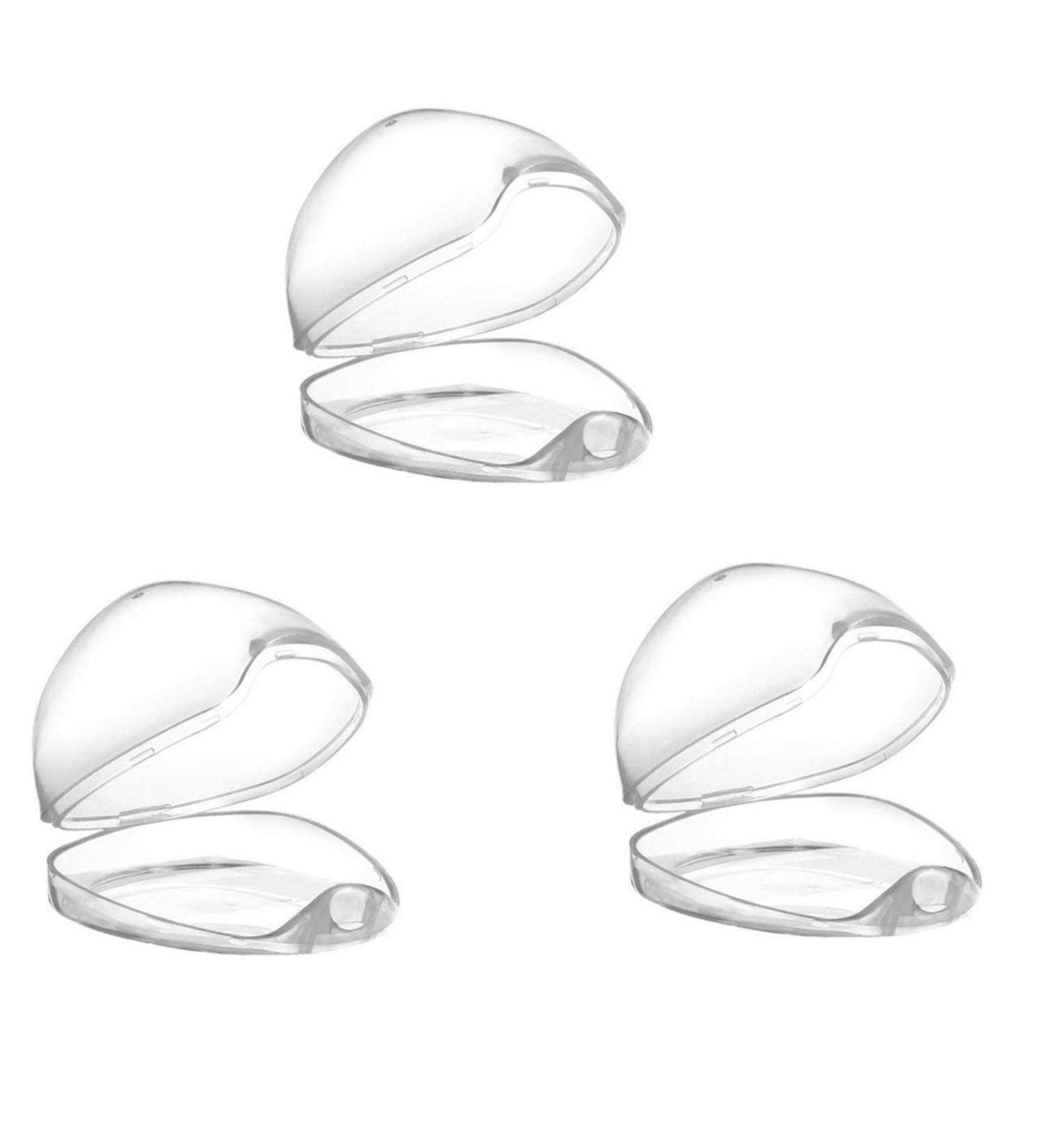 Xuanshengjia Pacifier Storage Box - 3 Piece Transparent Nipple Case for Baby Dummies - International Shipping Available - Buy Online on GoSupps.com