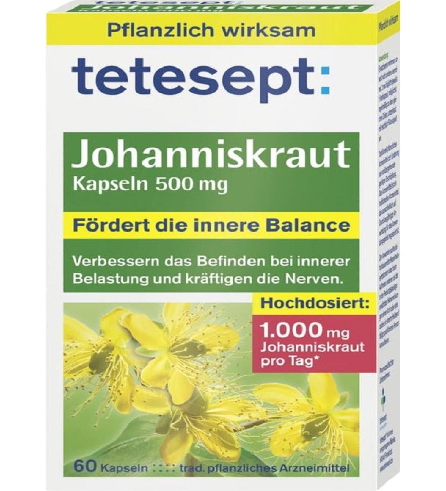 Teteseept St. John's wort 60 capsules