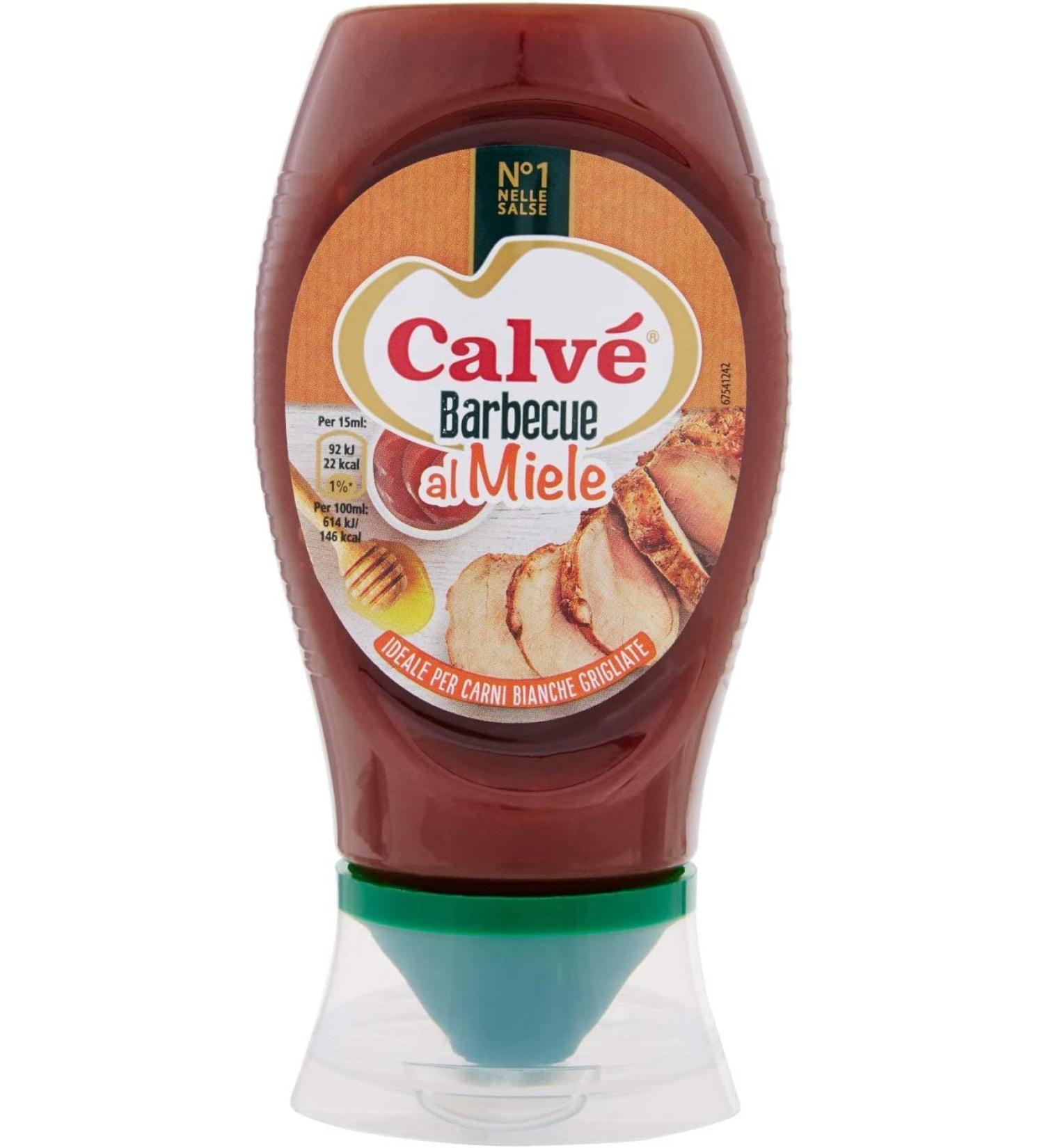  Calv Calv Salsa Barbecue al Miele 250 ml Honey Condiments and Table Sauces (Set of 6) - Buy Online on GoSupps.com