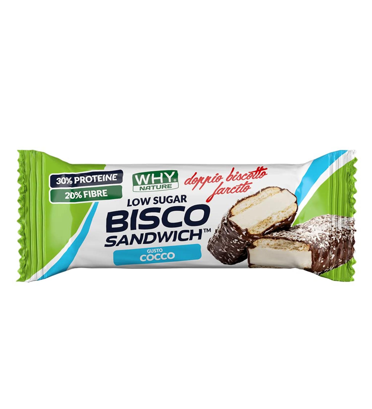 WHY NATURE BISCO SANDWICH 45 GR Coconut - Buy Online on GoSupps.com